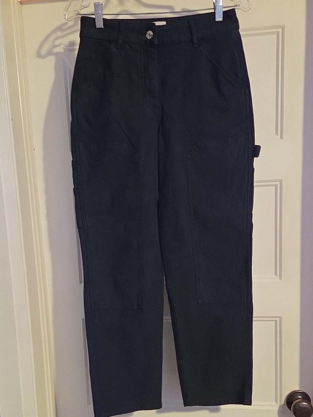 Wilfred Black Cargo Utility Pants